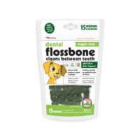 Petkin Dental Flossbone Veggie Dog Treats