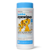 Petkin Jumbo Eyewipes 80 wipes