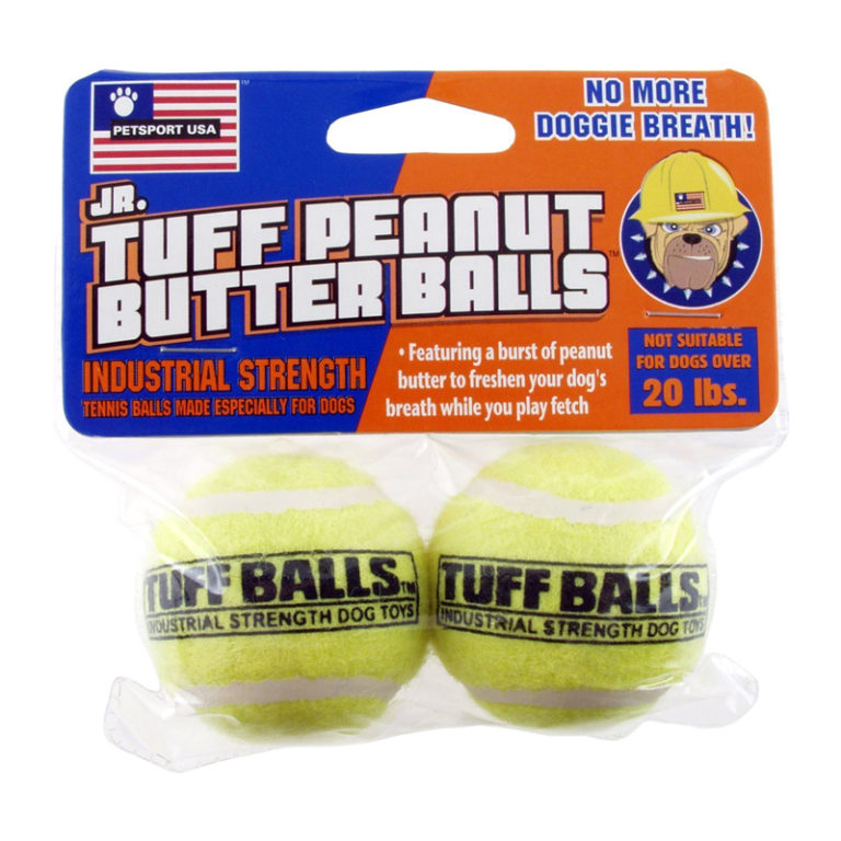 Buy Petsport Tuff Peanut Butter Balls Dog Toy, 2 Ball Pack Online at