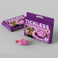 TickLess Pet, Ultrasonic Tick and Flea Repeller, Purple