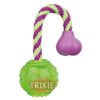 Trixie Ball on a Rope dog toy