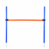 Trixie Dog Agility hurdle, 4ftx3.8ft×1.2inch, blue & orange