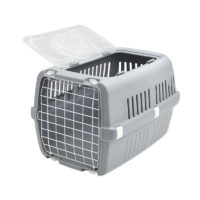 Savic Zephos 2 Open Pet Carrier Grey 22x15x13 inches