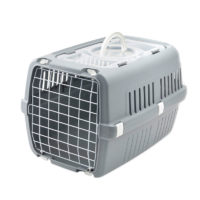Savic Zephos 2 Open Pet Carrier Grey 22x15x13 inches