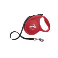 Flexi Fun 5m Tape Retractable Dog Leash Red