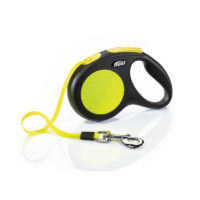 Flexi Neon Reflect 5m Tape Dog Retractable Leash