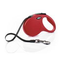 Flexi New Classic 5m Tape Dog Retractable Leash Red