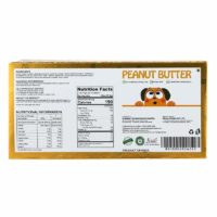 Dogsee Bites Peanut Butter Dog Cookies back label