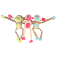 Petsport Jungle Monkey Squeaky Dog Toy