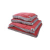 cleenpet-flat-bed-red-check-dog-bed-collection