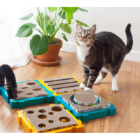 Petstages Puzzle Scratch Ball Chaser Cat Scratcher-1