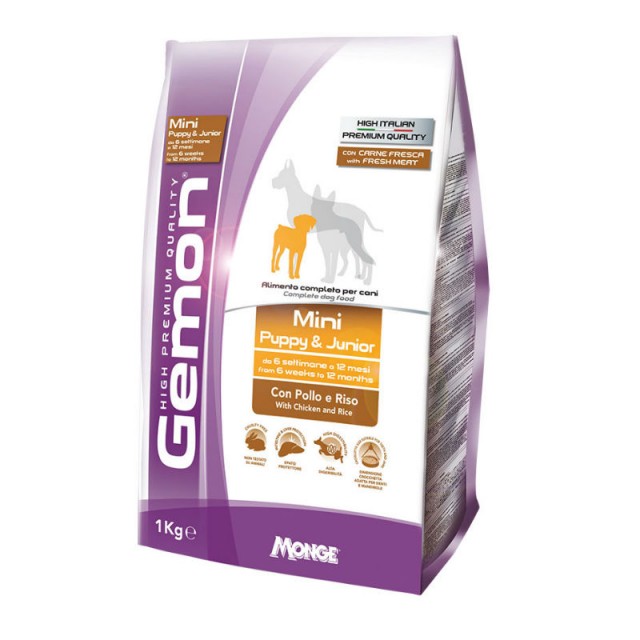 Buy Gemon Mini Puppy & Junior with Chicken & Rice Dry Dog Food Online ...