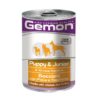 Gemon - Puppy & Junior Chunks with Chicken & Turkey Canned Dog Food