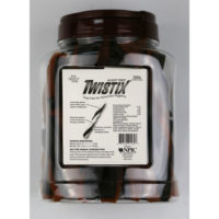 Twistix Canister Peanut & Carob Dog Treats back