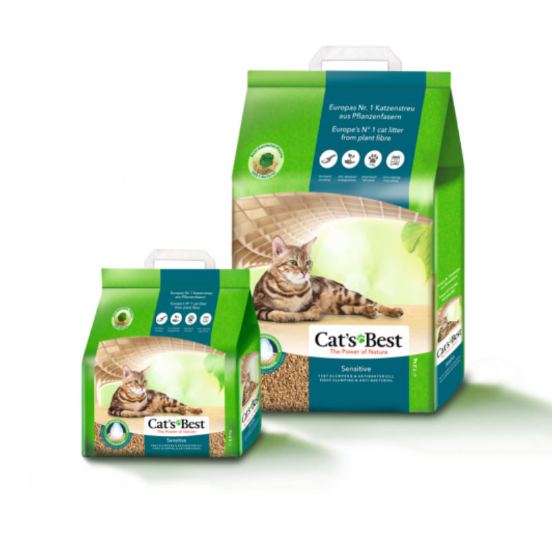 Buy Cat's Best Sensitive Firm Clumping & Antibacterial Cat Litter