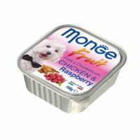 Monge Fruit Paté and Chunkies with Chicken and Raspberry Wet Dog Food