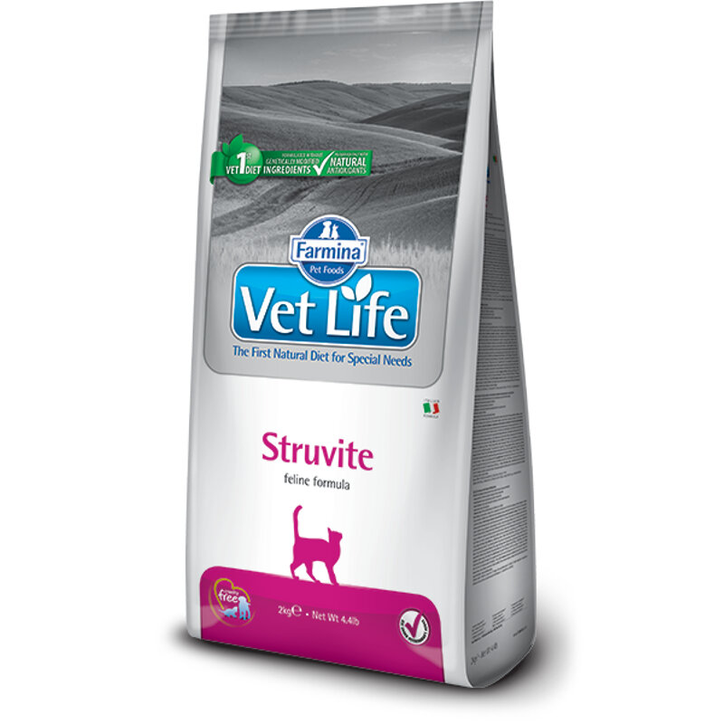 Buy Farmina Vet Life Struvite Feline Formula Cat Food, 2kg ...