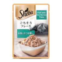 Sheba Rich Fish With Dry Bonito Flake Wet Cat Food Pouch