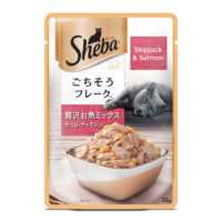 Sheba Rich Skipjack & Salmon Wet Cat Food Pouch