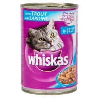 Whiskas Trout & Sardine in Jelly Wet Cat Food Can