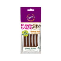 Gnawlers Puppy Snack Meatzip Bone With Chicken Flavour Dog Treats