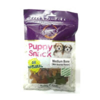Gnawlers Puppy Snack Medium Bones with Assorted Flavours