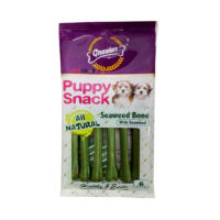 Gnawlers Puppy Snack Seaweed Bone Dog Treats