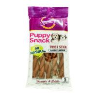 Gnawlers Puppy Snack Twist Stick Lamb Flavour Dog Treats