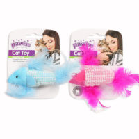 Pawise Catnip Fish Plush Cat Toy