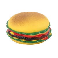 Pawise Hamburger Vinyl Dog Toy