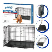 Pawise Metal Wire Dog Crate-1
