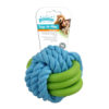 Pawise Twins Rope Ball Dog Toy