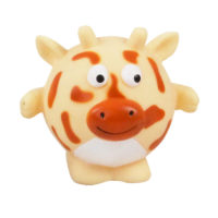 Pawsie Animal Face Vinyl Dog Toy