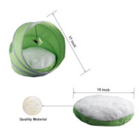 Pawsie Pop-up Play Cat Tent with Bed & Toy 2