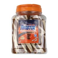 Twistix Canister Milk & Cheese Dog Treats, 50 Small Sticks