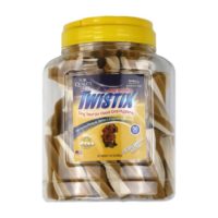 Twistix Canister Yogurt Banana Dog Treats, 50 Small Sticks