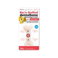 Petkin Bac'n-Stuffed Dentalbone to Clean Plaque & Tartar