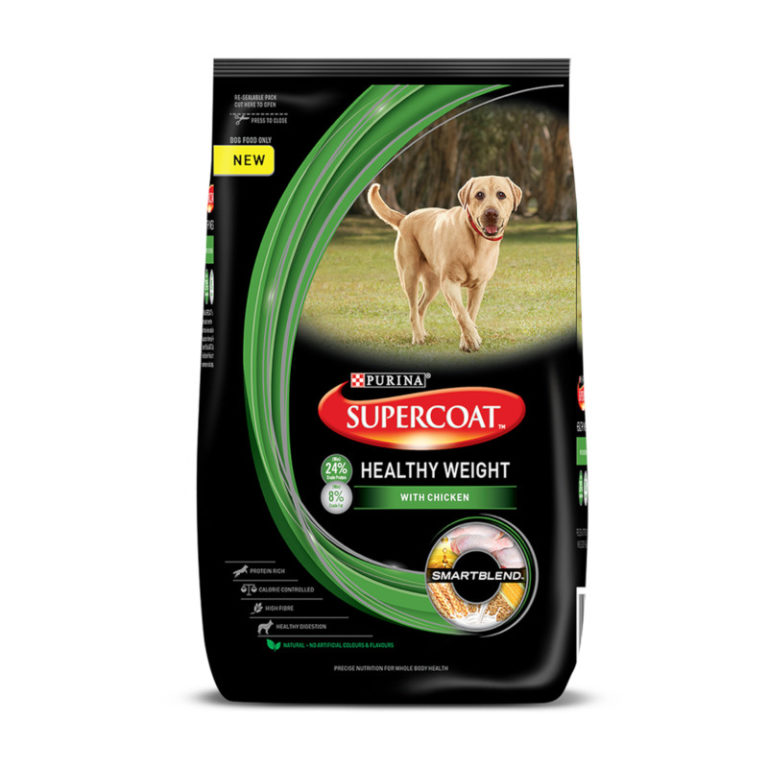 Buy Purina Supercoat Healthy Weight with Chicken Dry Dog Food Online at