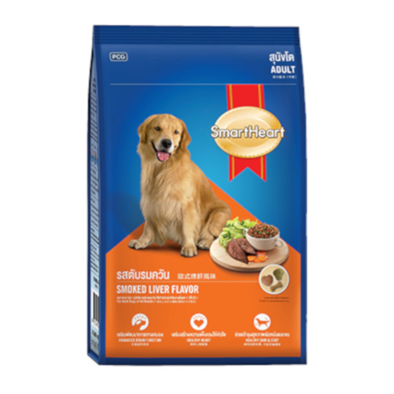 Buy SmartHeart Adult Smoked Liver Dry Dog Food Online at Low Price in