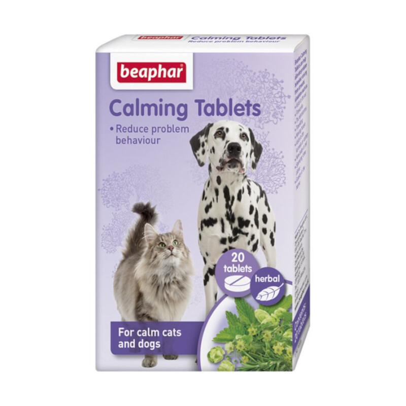 Buy Beaphar Calming Tablets For Dogs & Cats, 20 Tablets Online at Low