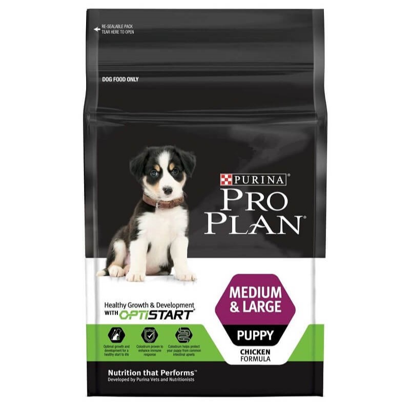 Buy Purina Pro Plan OptiStart Puppy Medium & Large Breed ...