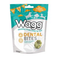 Wagg Dental Bites with Chicken & Parsley Dog Treats