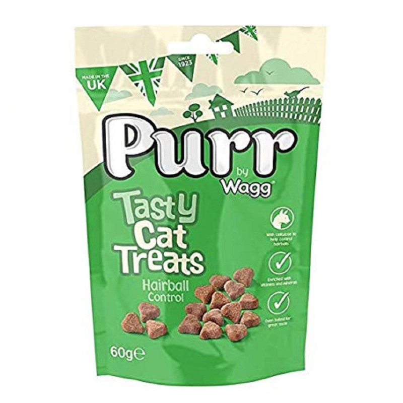 Buy Wagg Purr Hairball Control Tasty Cat Treats, 60gm Online at Low