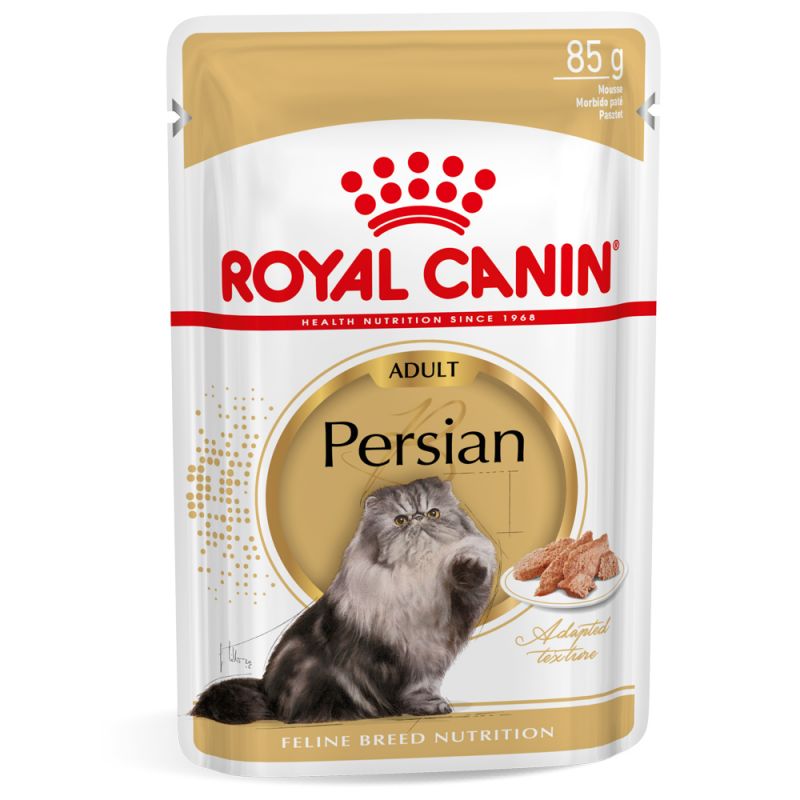 Buy Royal Canin Breed Persian Adult Mousse Cat Food Pouch ...