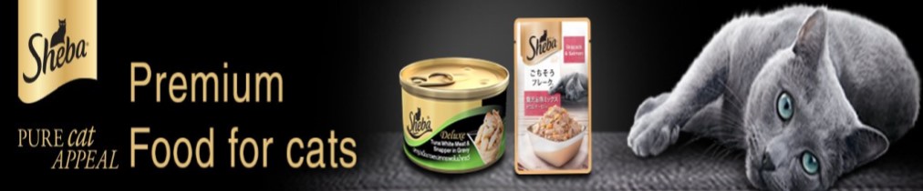 Sheba cat food range